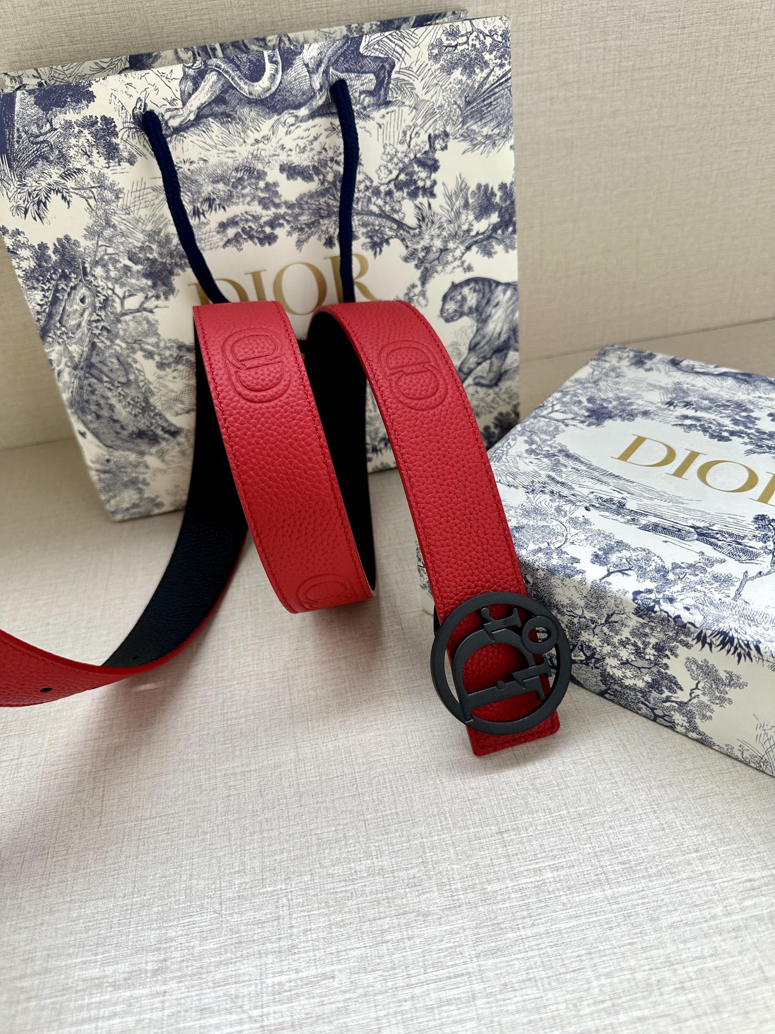 Dior Leather Belts 1:1 Mirror Version