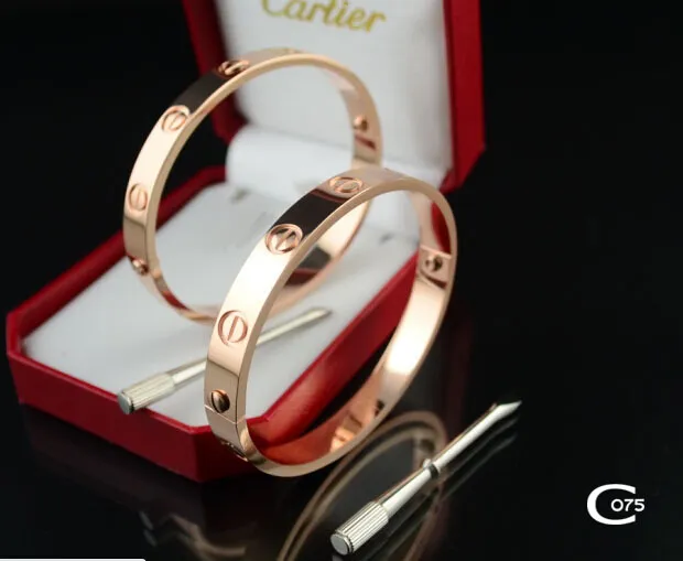 Cartier Couple Bracelet Pink Gold B6041002 (New Version – Prevent Screws Fall Out)