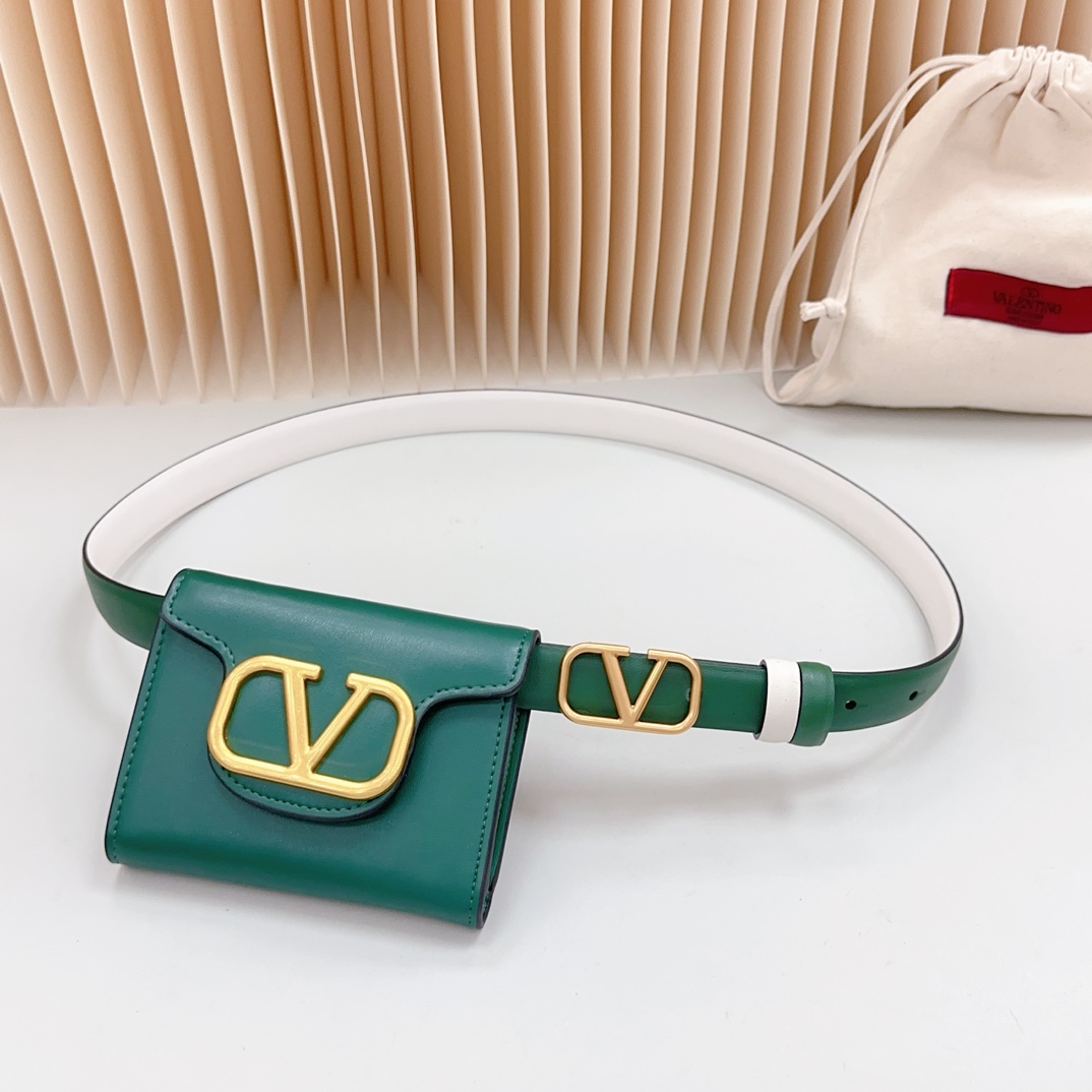 Valentino Leather Belts 1:1 Mirror Version