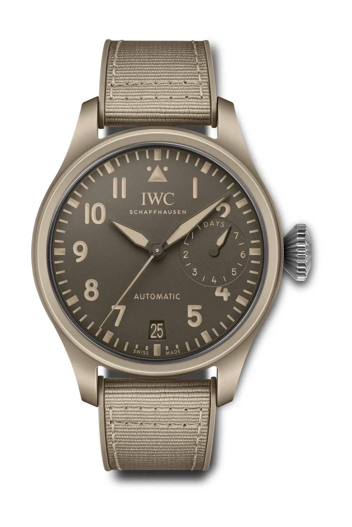 Schaffhausen big Pilots watch top gun edition mojave desert iw506003