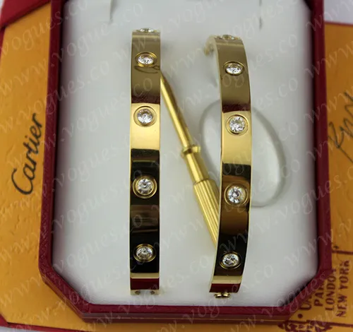 New Arrival Cartier Love Bracelet Yellow Gold 10 Diamonds B6036217