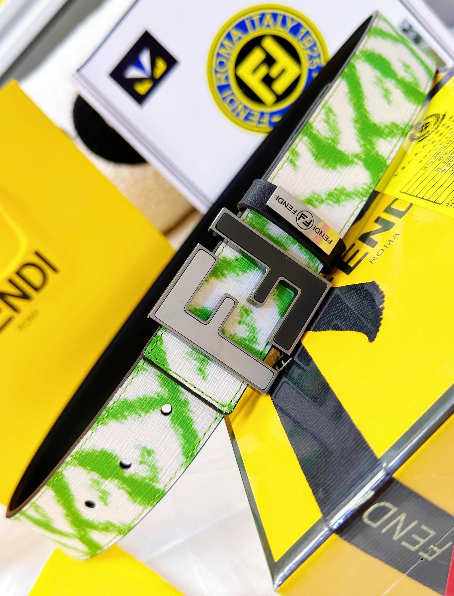 Fendi Leather Belts 1:1 Mirror Version