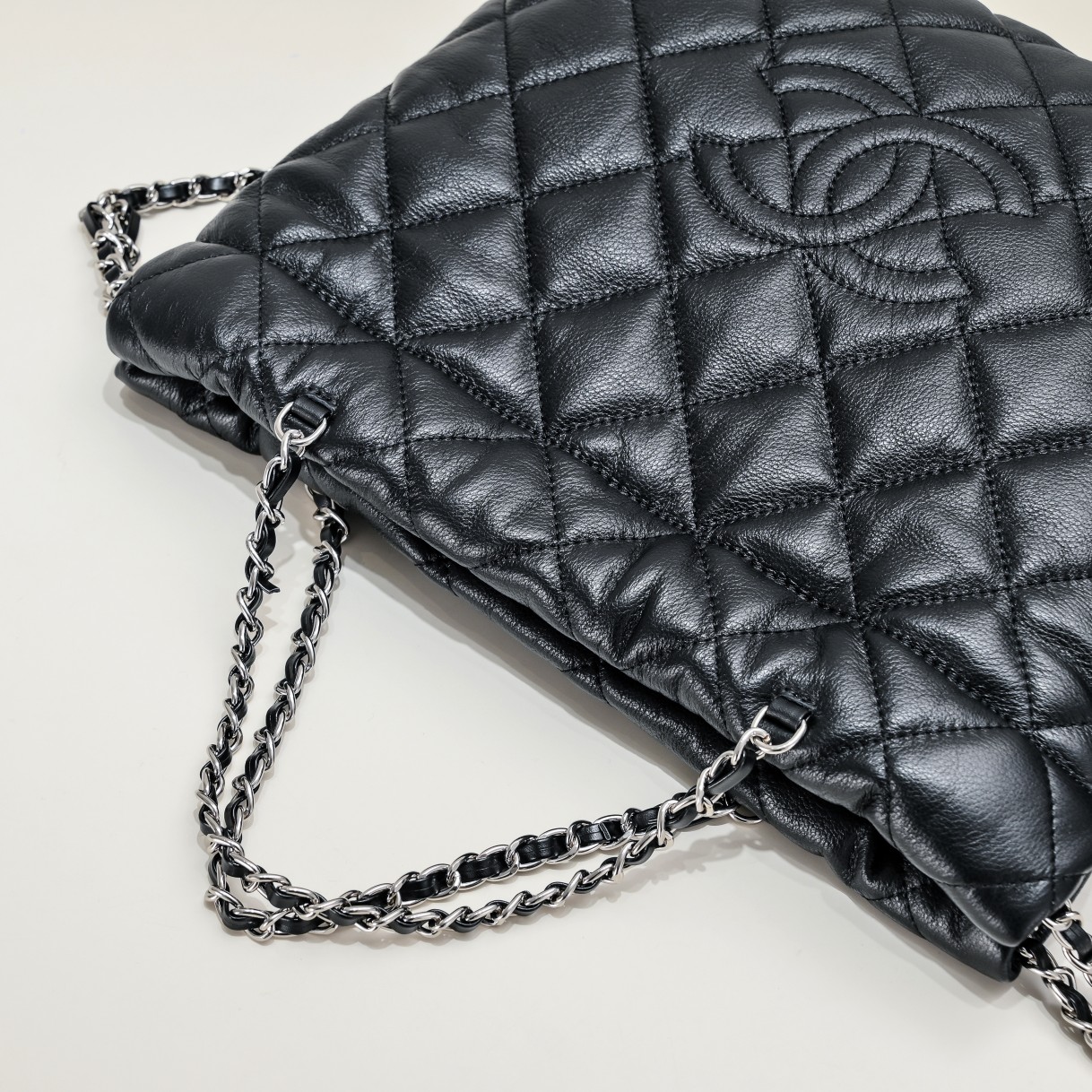 Chanel Coco Neige Pearl Bag Shoulder Bag Handbag