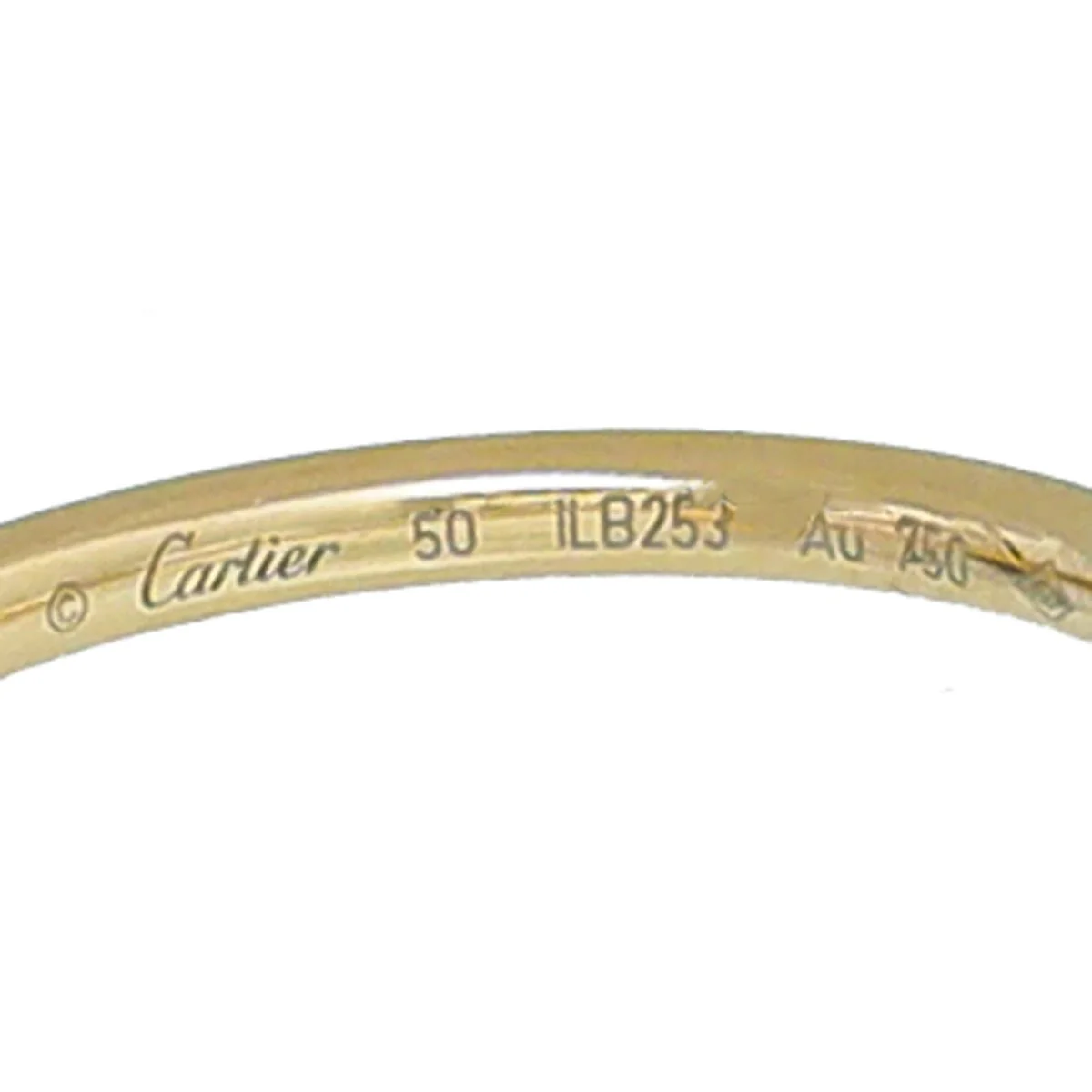 Cartier 18K Yellow Gold Juste Un Clou Small Model Ring 50