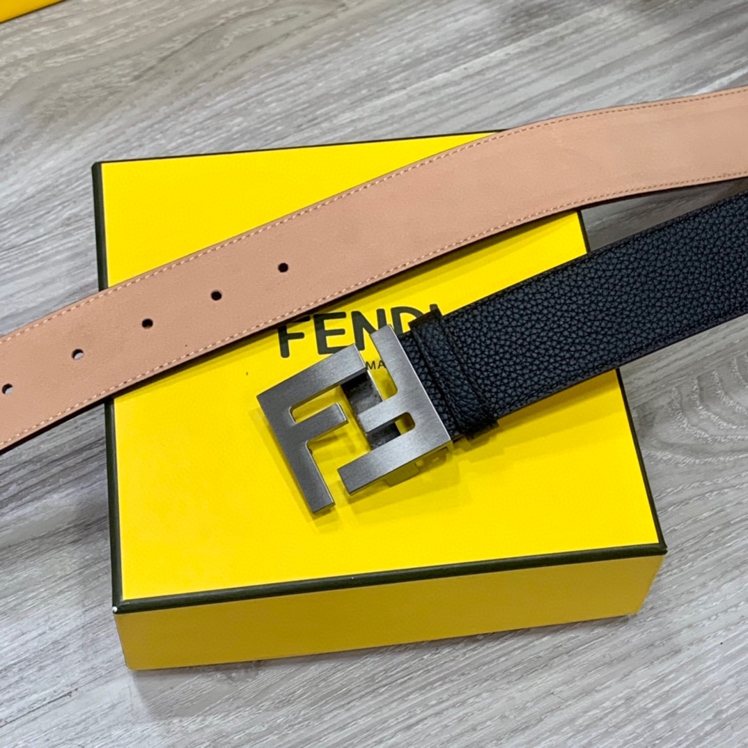 Fendi Leather Belts 1:1 Mirror Version