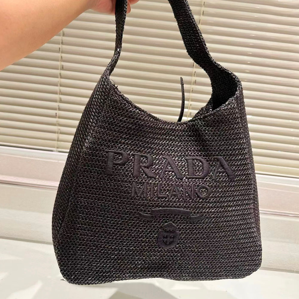 Prada Crochet Handbag Tote Bag Shoulder Bag (Replica)