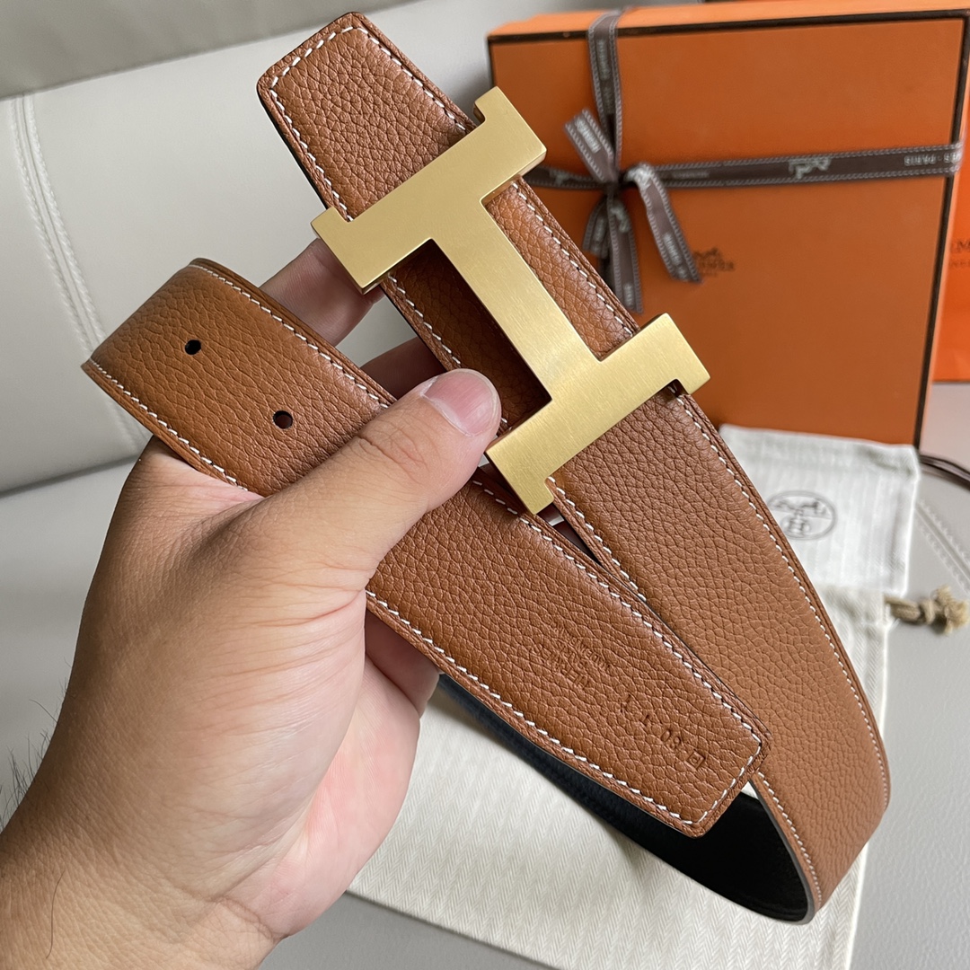 Hermes Leather Belts 1:1 Mirror Version