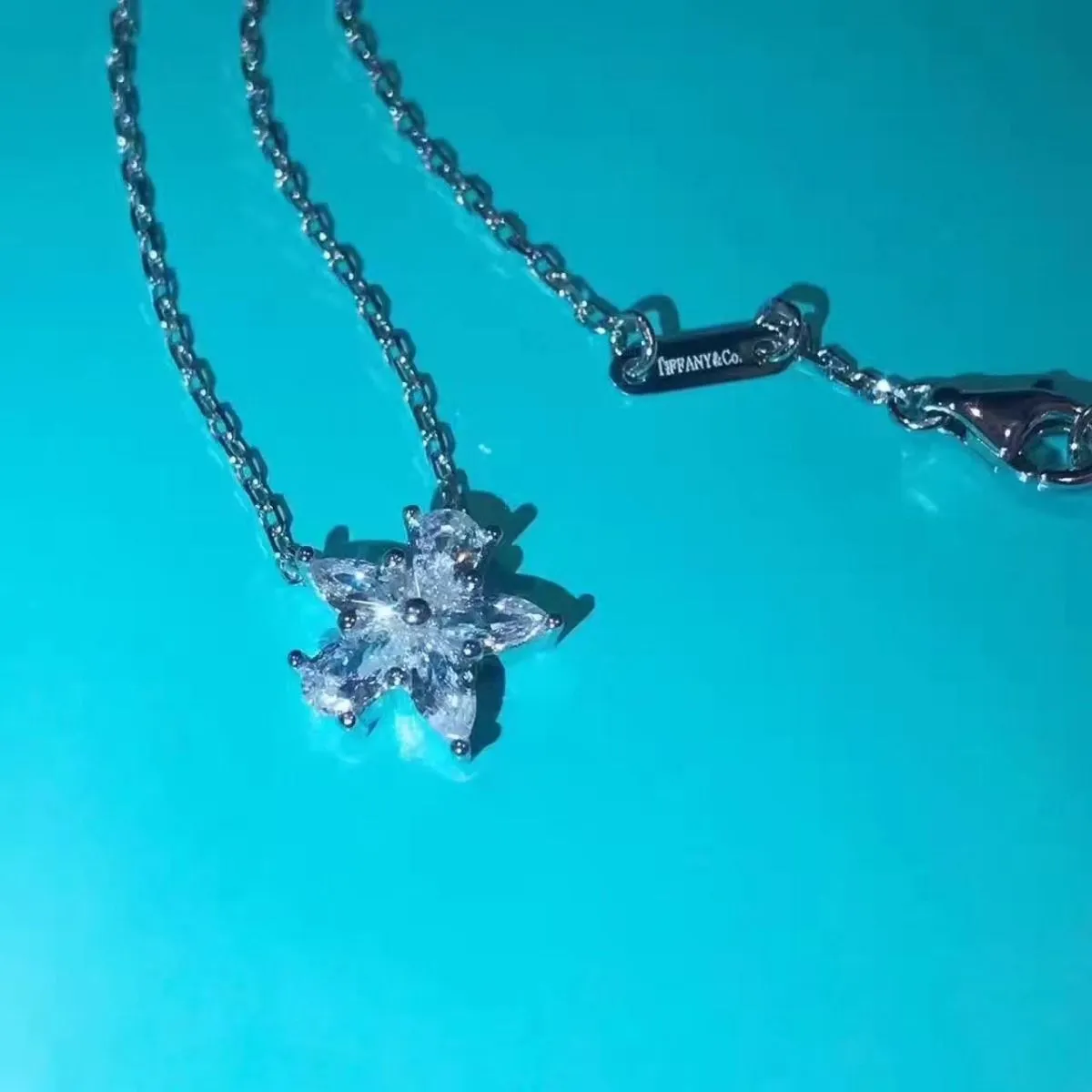 Tiffany Victoria Mixed Cluster Pendant Necklace Low Price Fashion Jewelry USA 34939969