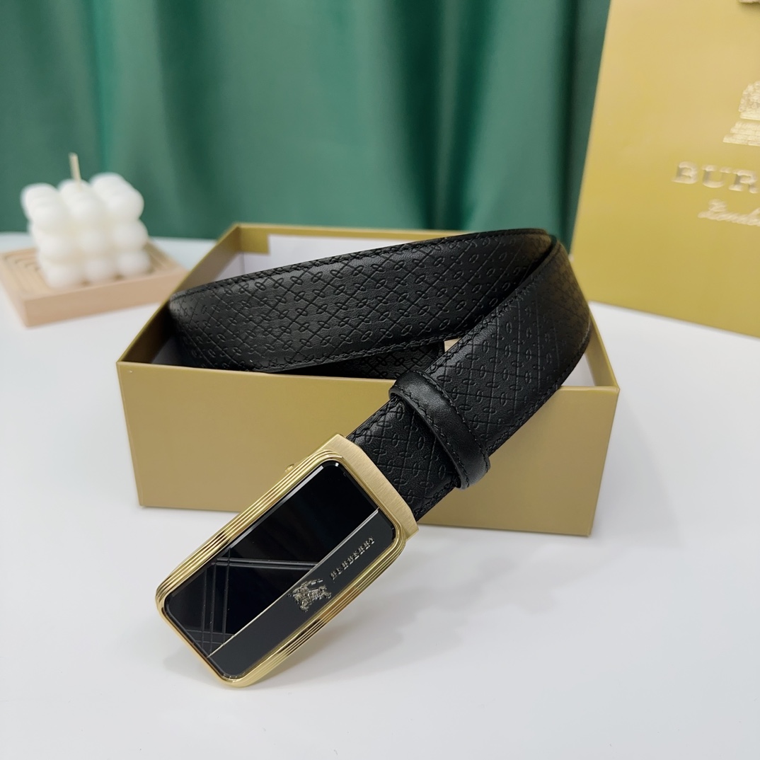 Burberry Leather Belts 1:1 Mirror Version