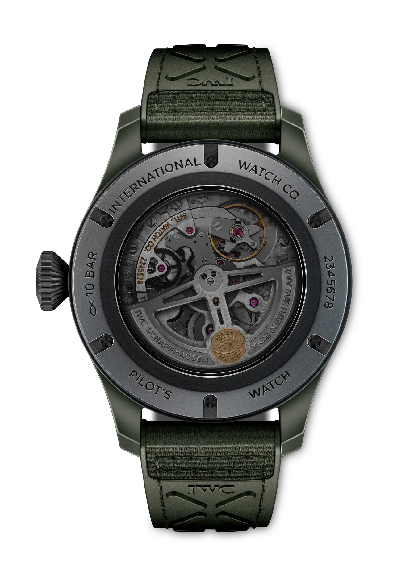 Schaffhausen Pilots watch timezoner top gun woodland iw395601