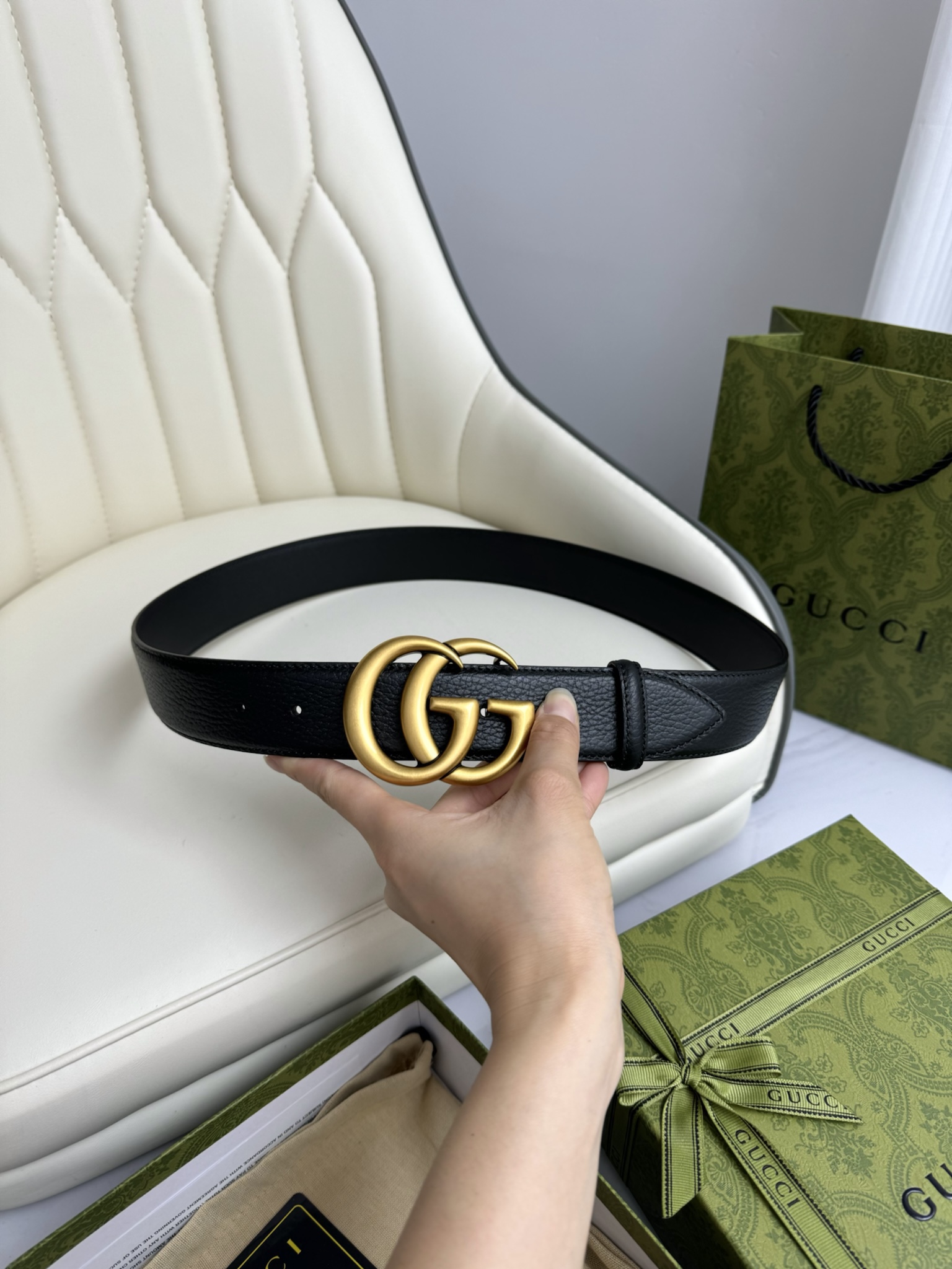 Gucci Leather Belts 1:1 Mirror Version