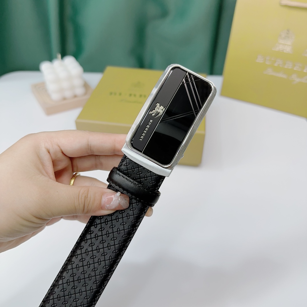 Burberry Leather Belts 1:1 Mirror Version