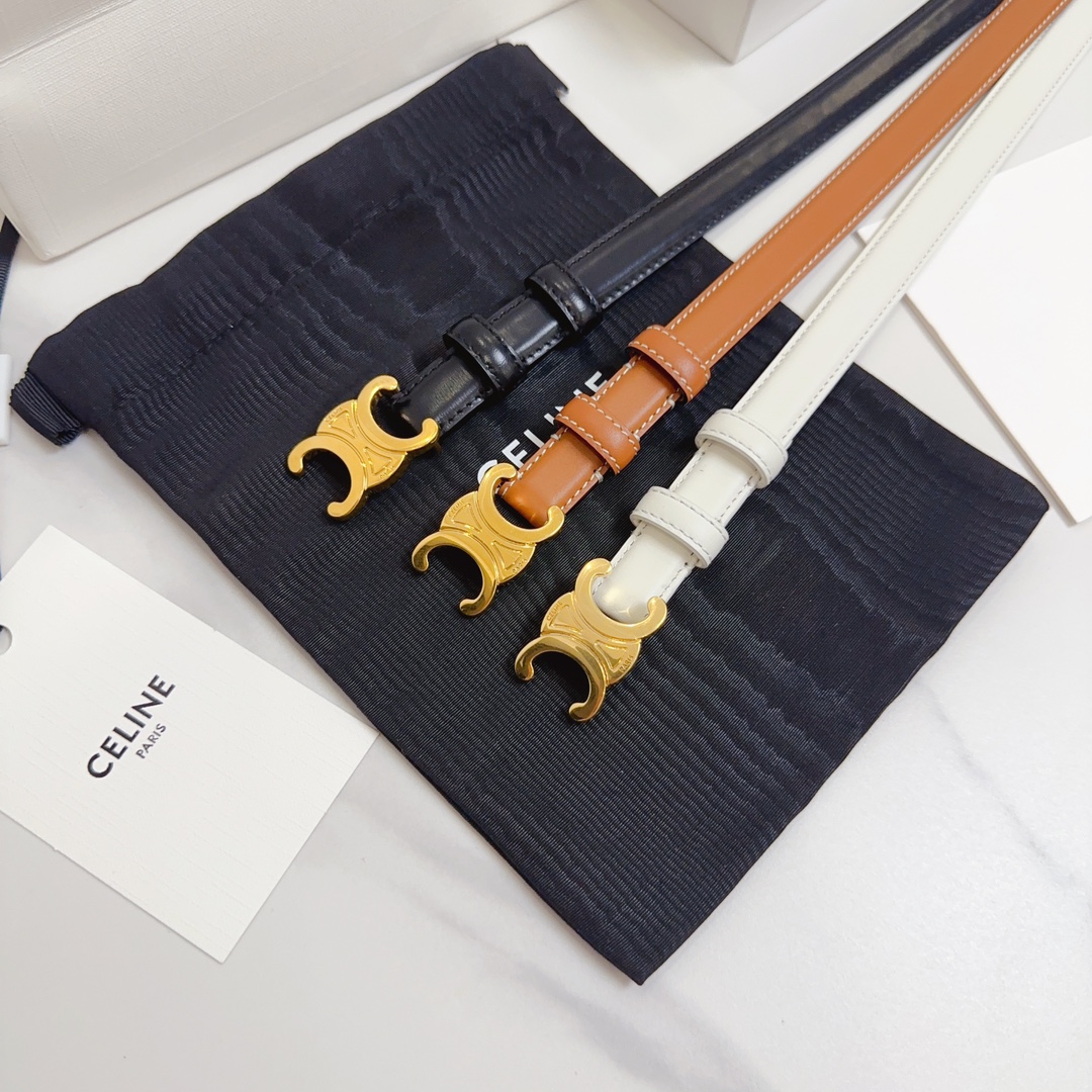 Celine Leather Belts 1:1 Mirror Version