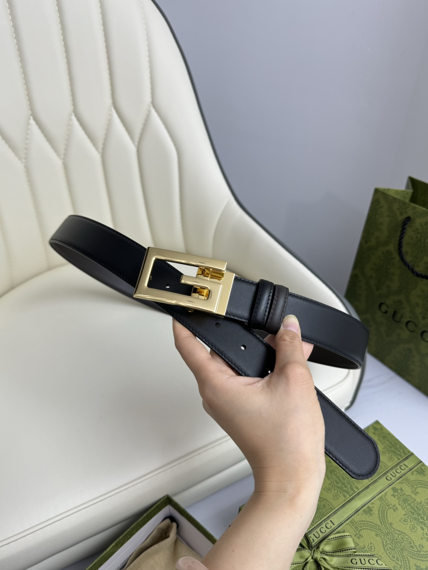 Gucci Leather Belts 1:1 Mirror Version