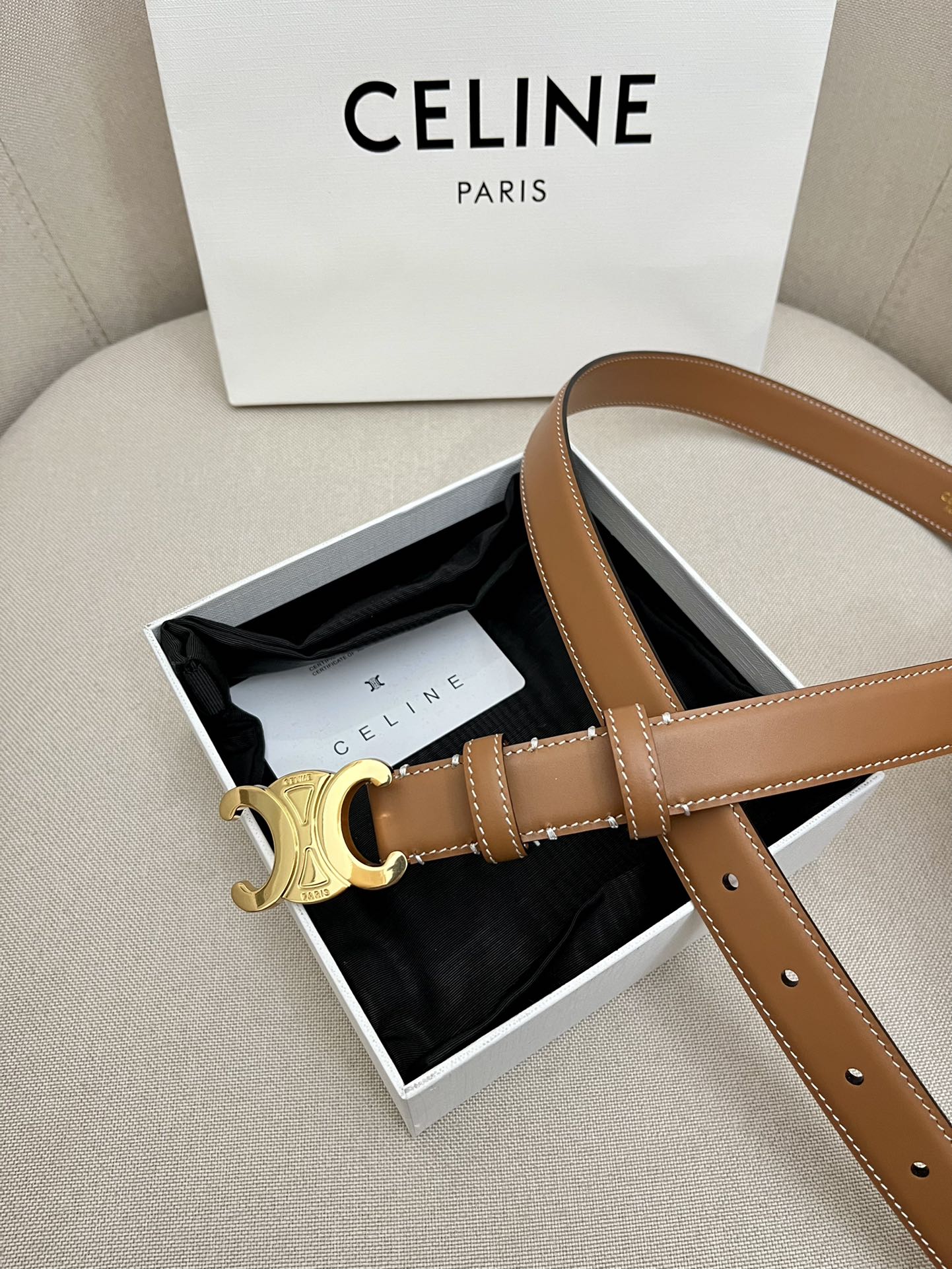 Celine Leather Belts 1:1 Mirror Version