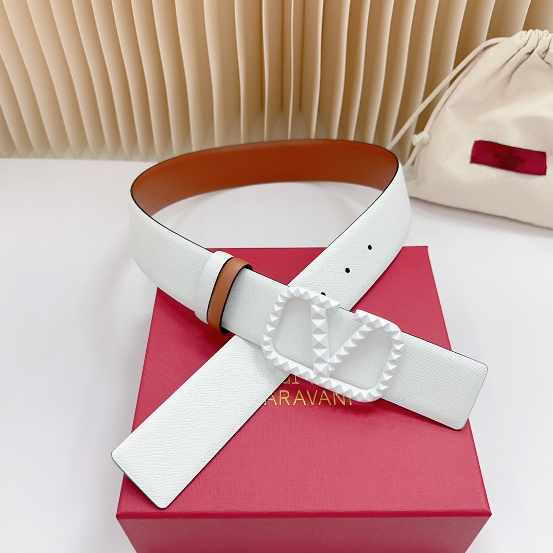 Valentino Leather Belts 1:1 Mirror Version