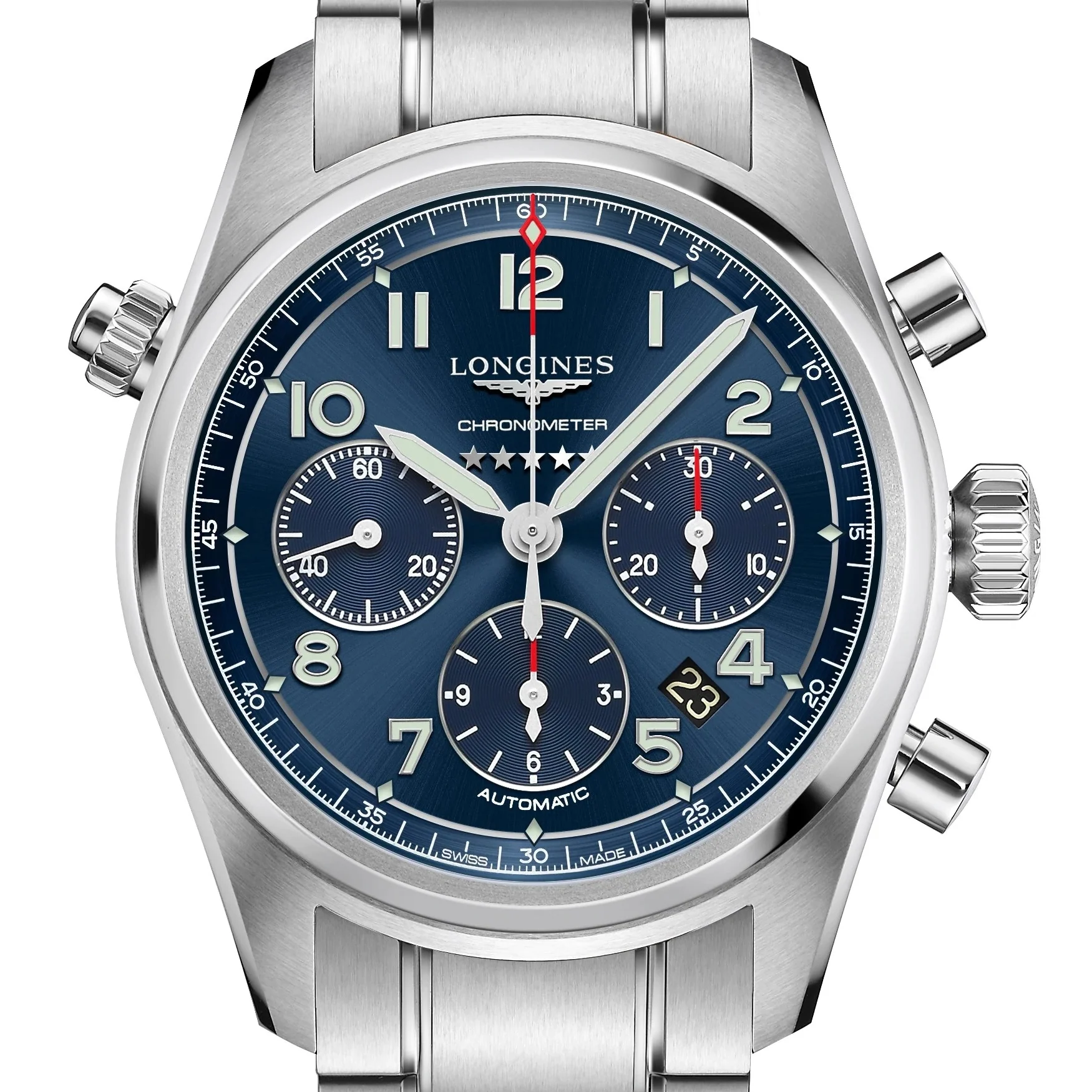 Spirit 42MM Automatic Chronometer Chronograph Watch L38204936