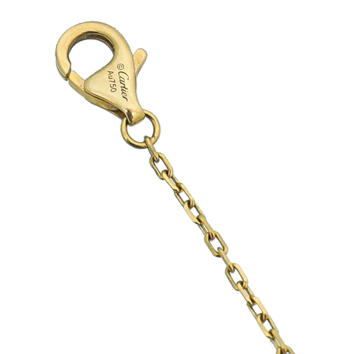 Cartier 18K Yellow Gold Diamond Juste Un Clou Necklace