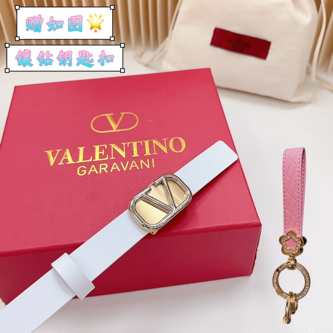 Valentino Leather Belts 1:1 Mirror Version
