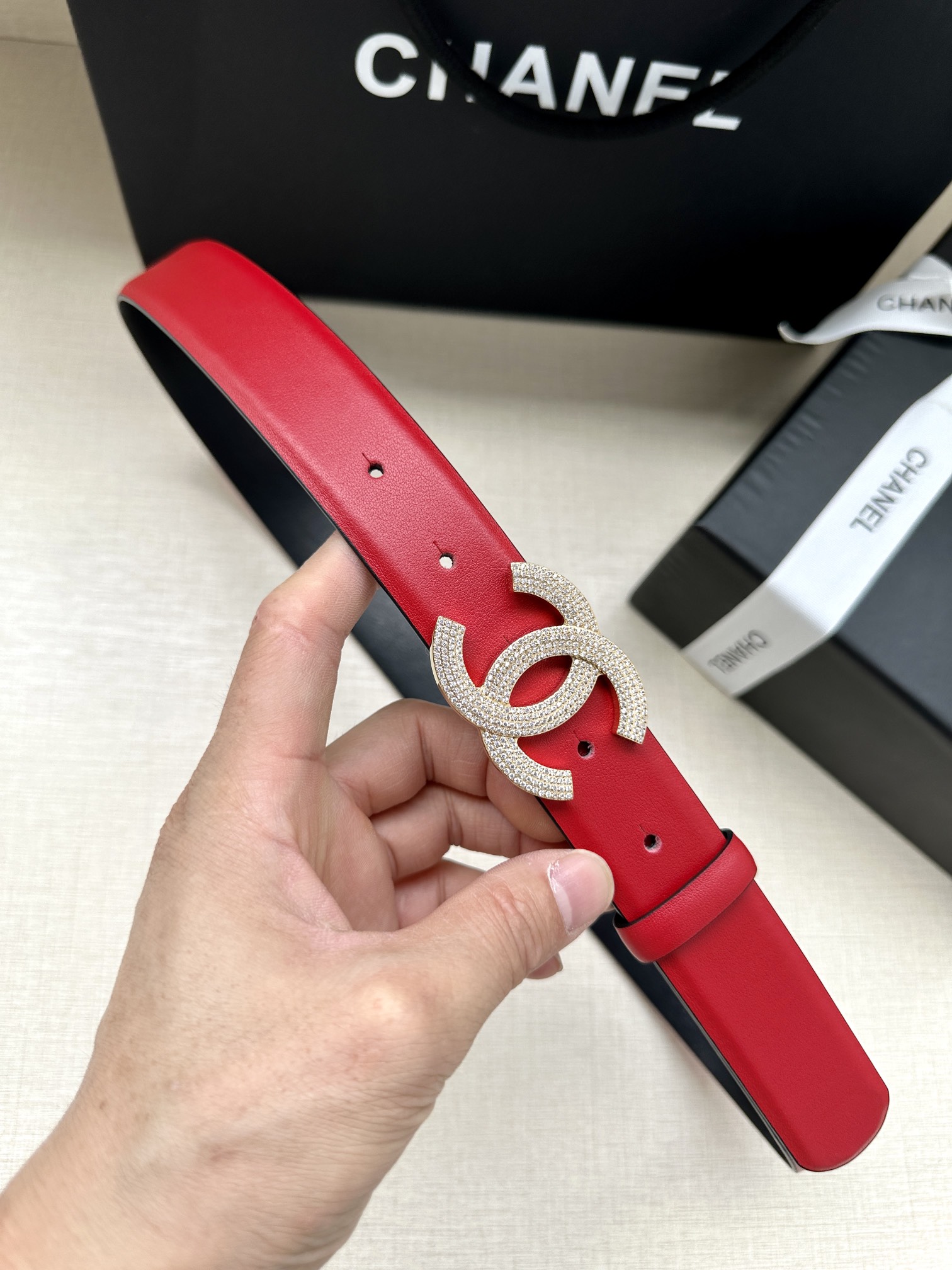 Chanel Leather Belts 1:1 Mirror Version