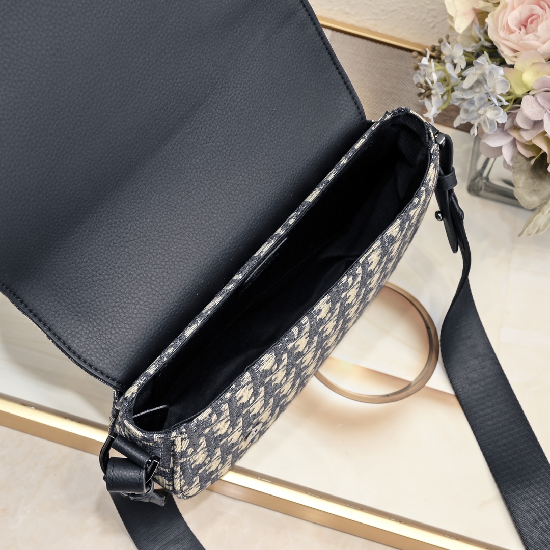 Dior Saddle Messenger Bag Oblique Shoulder Bag Handbag