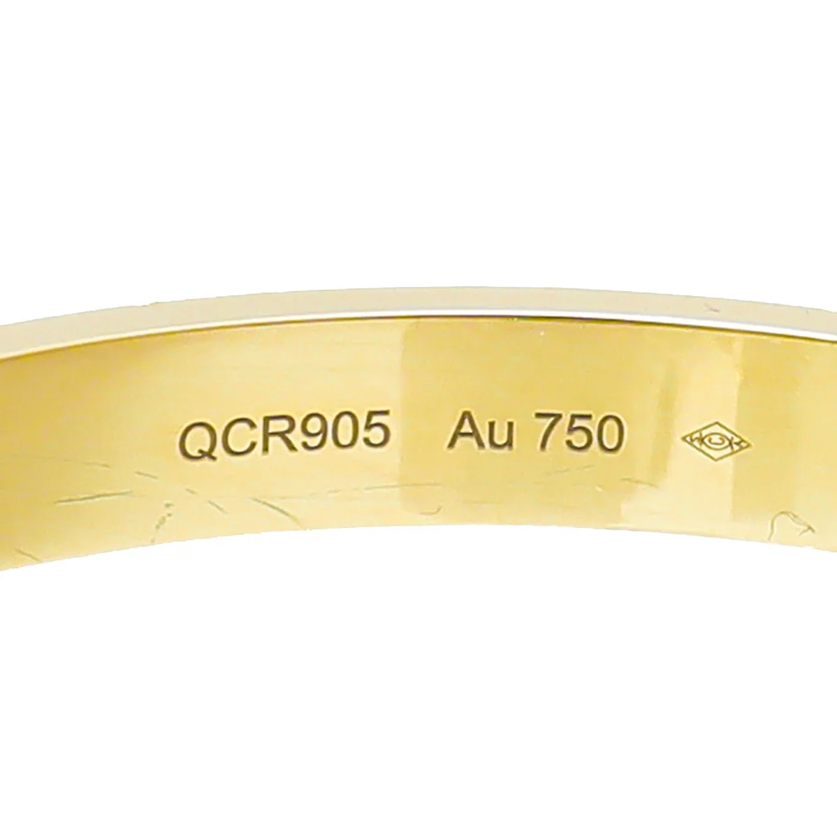 Cartier 18K Yellow Gold Love Classic Bracelet 19