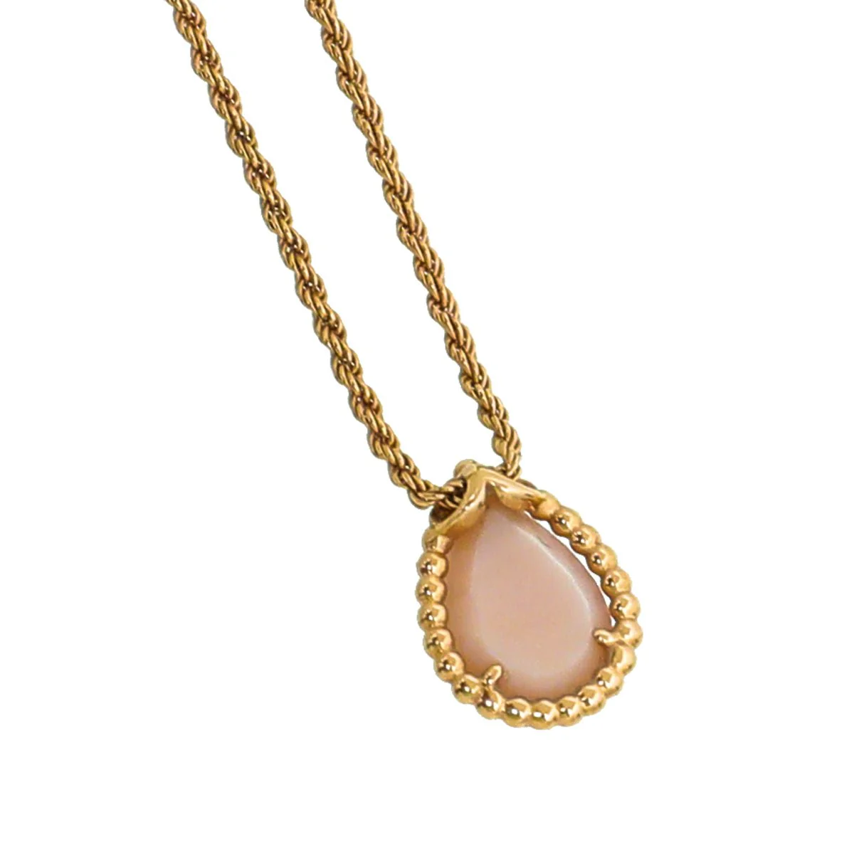 Boucheron 18K Pink Gold MOP Serpent Boheme Pendant Necklace
