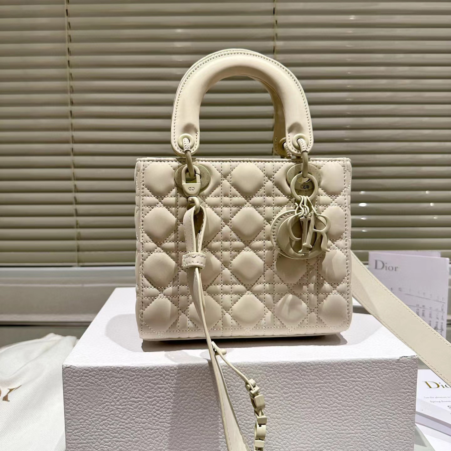 Dior Small Lady Dior Shoulder Bag MY ABCDIOR BAG (Replica)