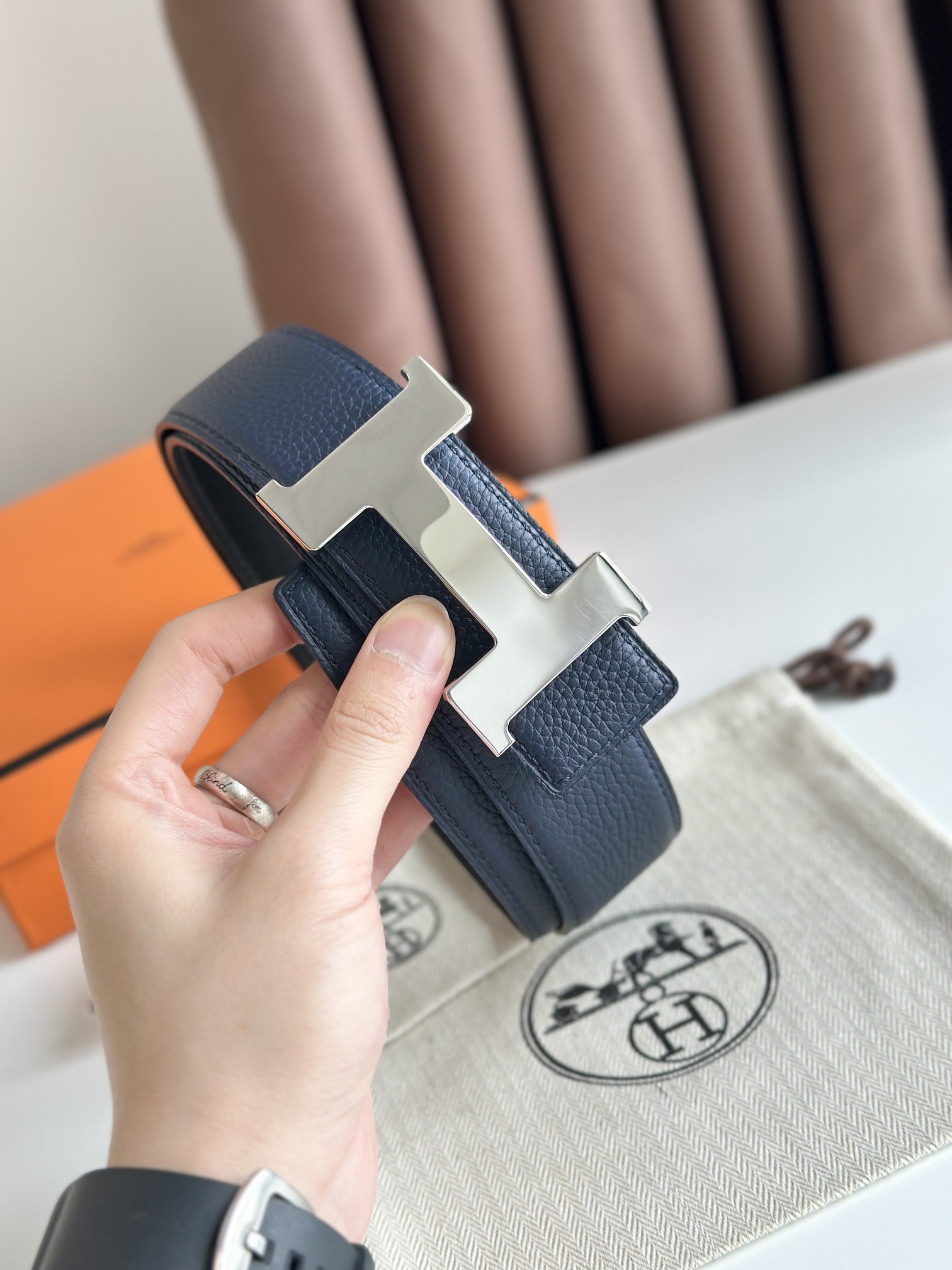 Hermes Leather Belts 1:1 Mirror Version