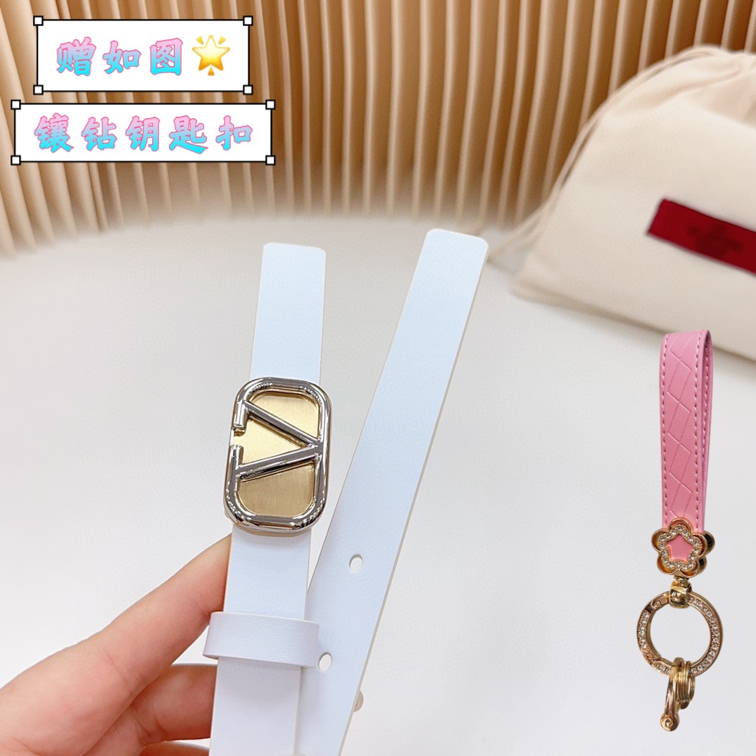 Valentino Leather Belts 1:1 Mirror Version