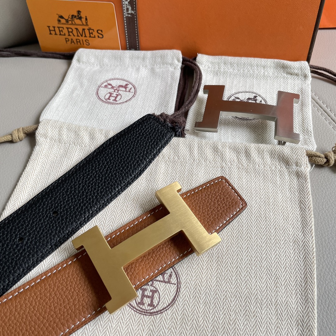 Hermes Leather Belts 1:1 Mirror Version