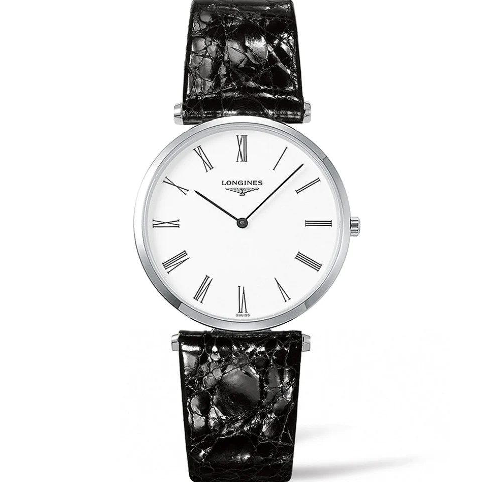 La Grande Classique 36MM Quartz Black Alligator Watch L47554112