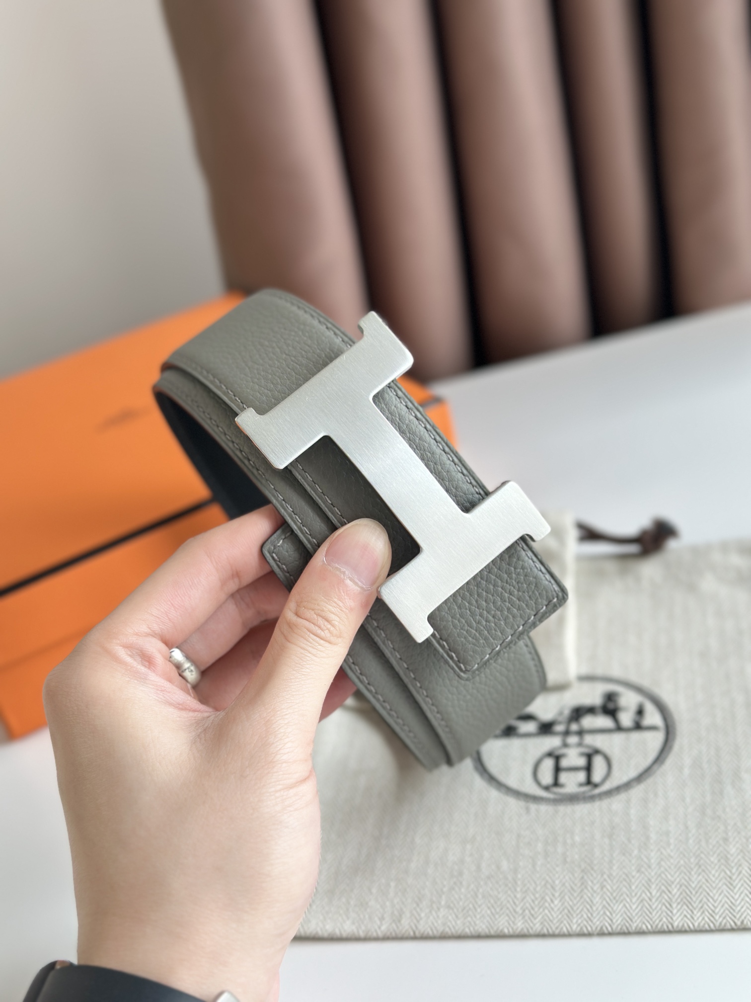 Hermes Leather Belts 1:1 Mirror Version