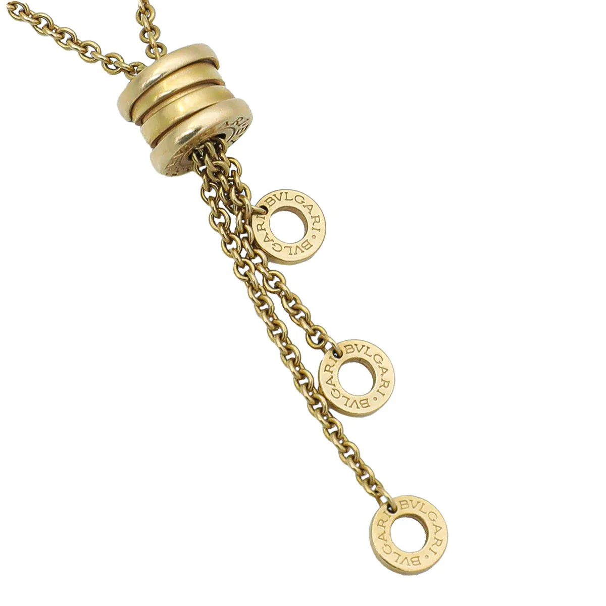 Bvlgari 18K Yellow Gold B.Zero 1 Station Necklace