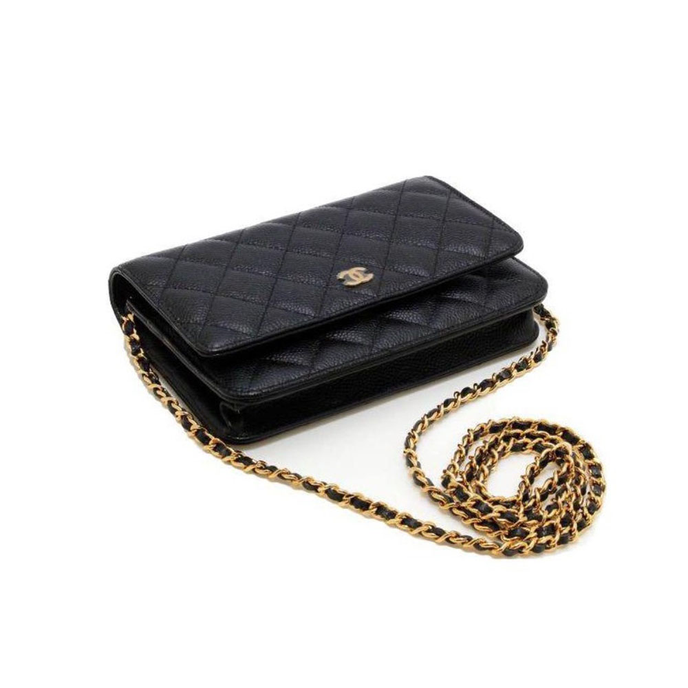 Chanel  WOC Quilted Caviar Shoulder Bag (Replica)