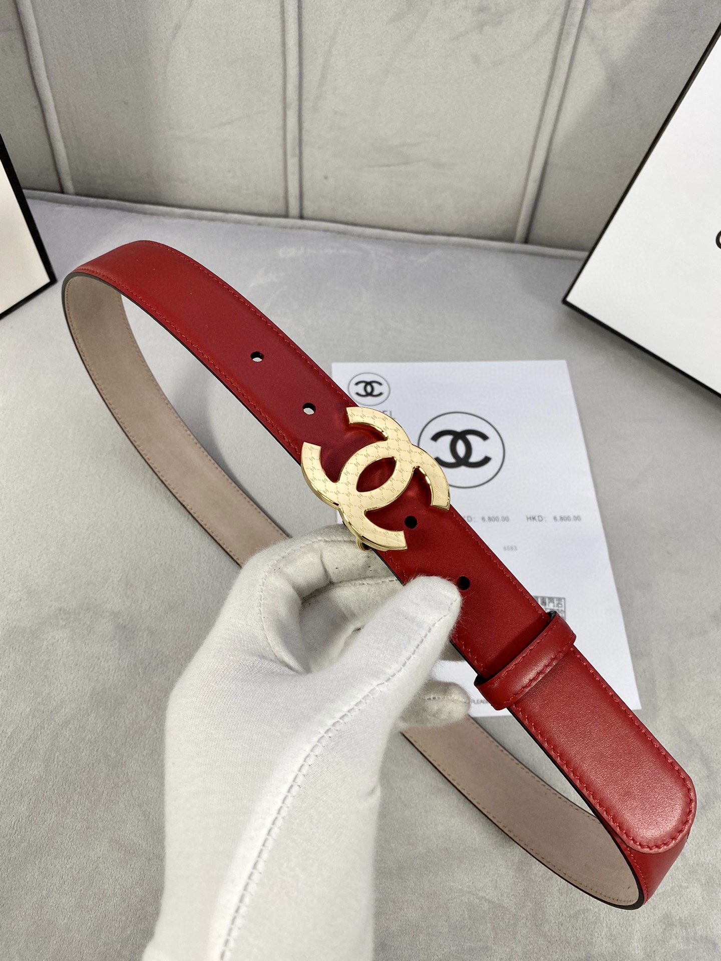 Chanel Leather Belts 1:1 Mirror Version