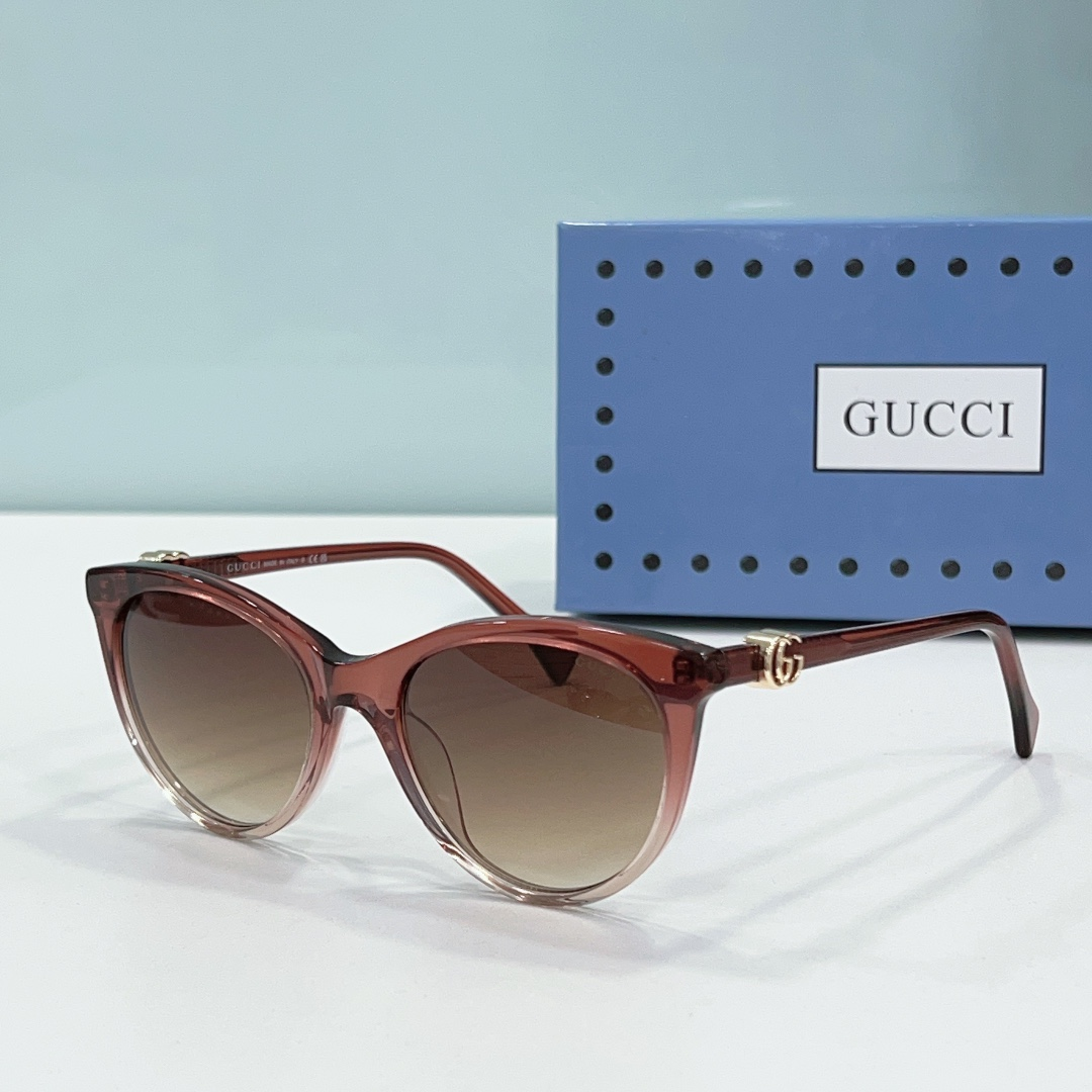 Gucci  Mirror leg Double G Logo  sunglasses Top quality （Replica）