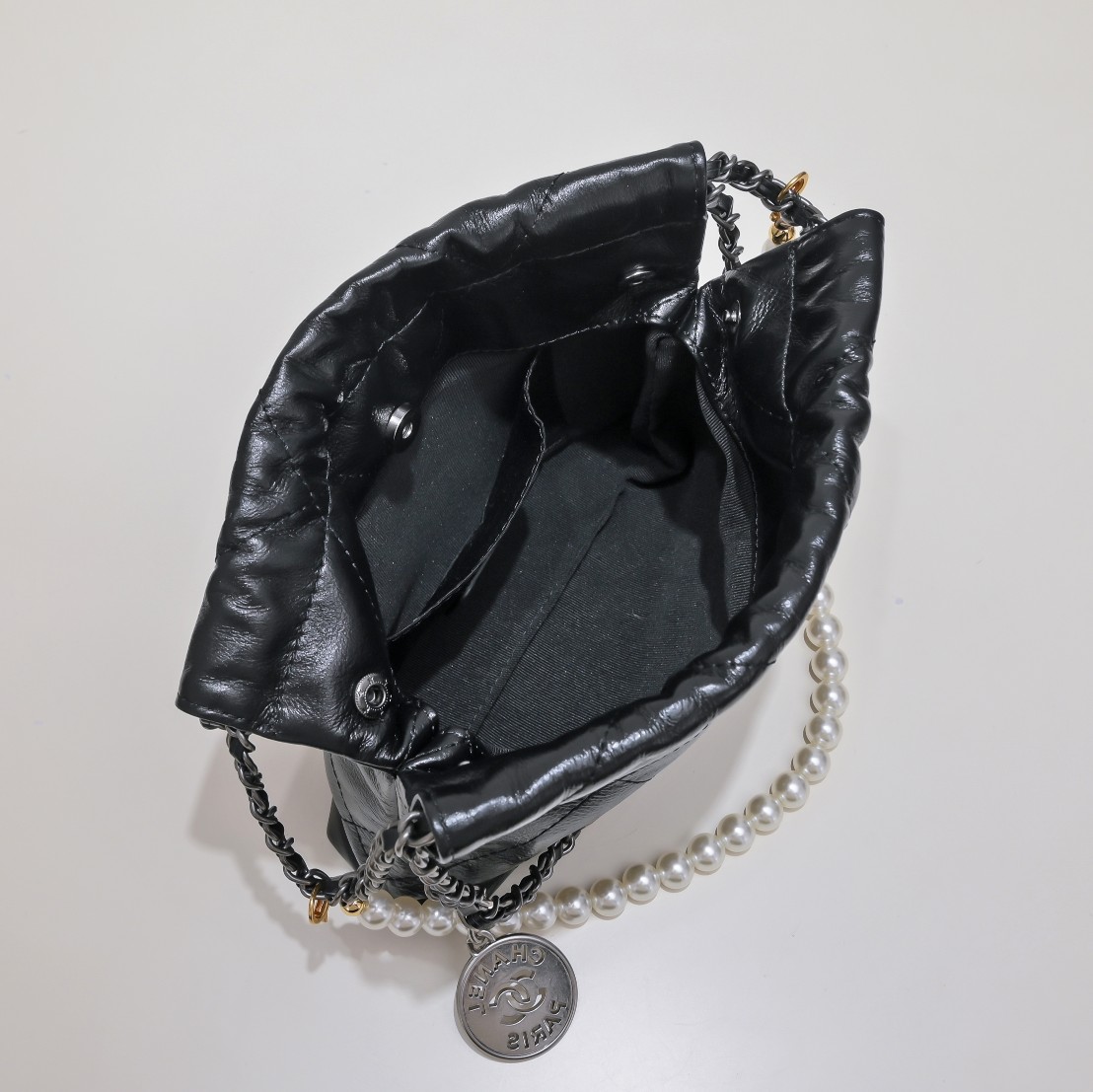 Chanel 22S Trash Bag Mini Pearl Bag Shoulder Bag Handbag