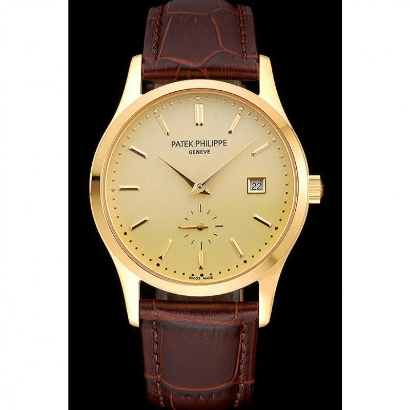 Calatrava Dial Gold 41 mm, Yellow Gold Plated