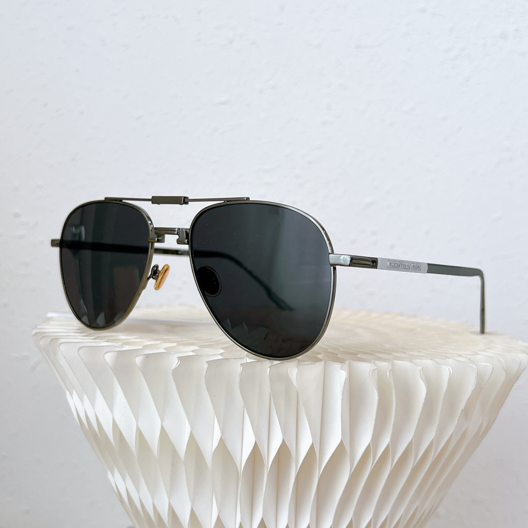 Dior Metal Frame Sunglasses Top Quality (Replica）