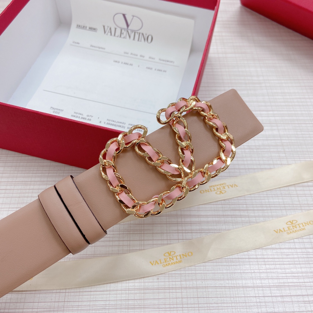 Valentino Leather Belts 1:1 Mirror Version