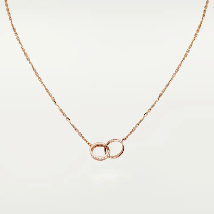 CARTIER LOVE NECKLACE, DIAMONDS
