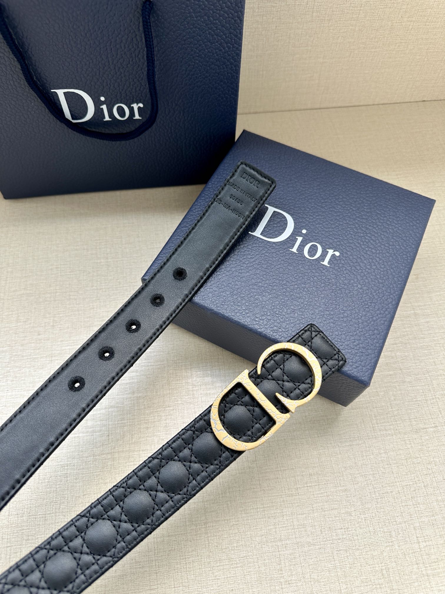 Dior Leather Belts 1:1 Mirror Version