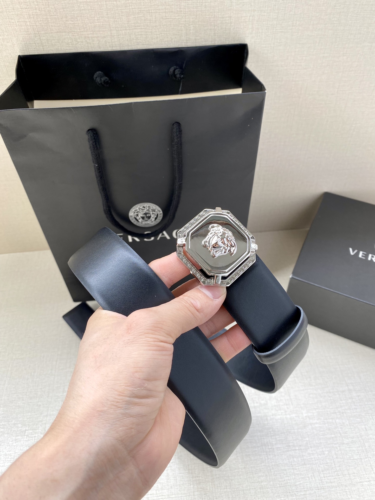 Versace Leather Belts 1:1 Mirror Version