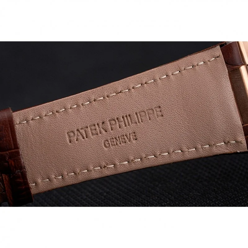 Nautilus 5980R-014 Dial Silver 40 mm, Rose Gold Plated