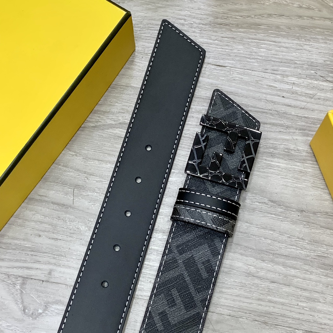 Fendi Leather Belts 1:1 Mirror Version