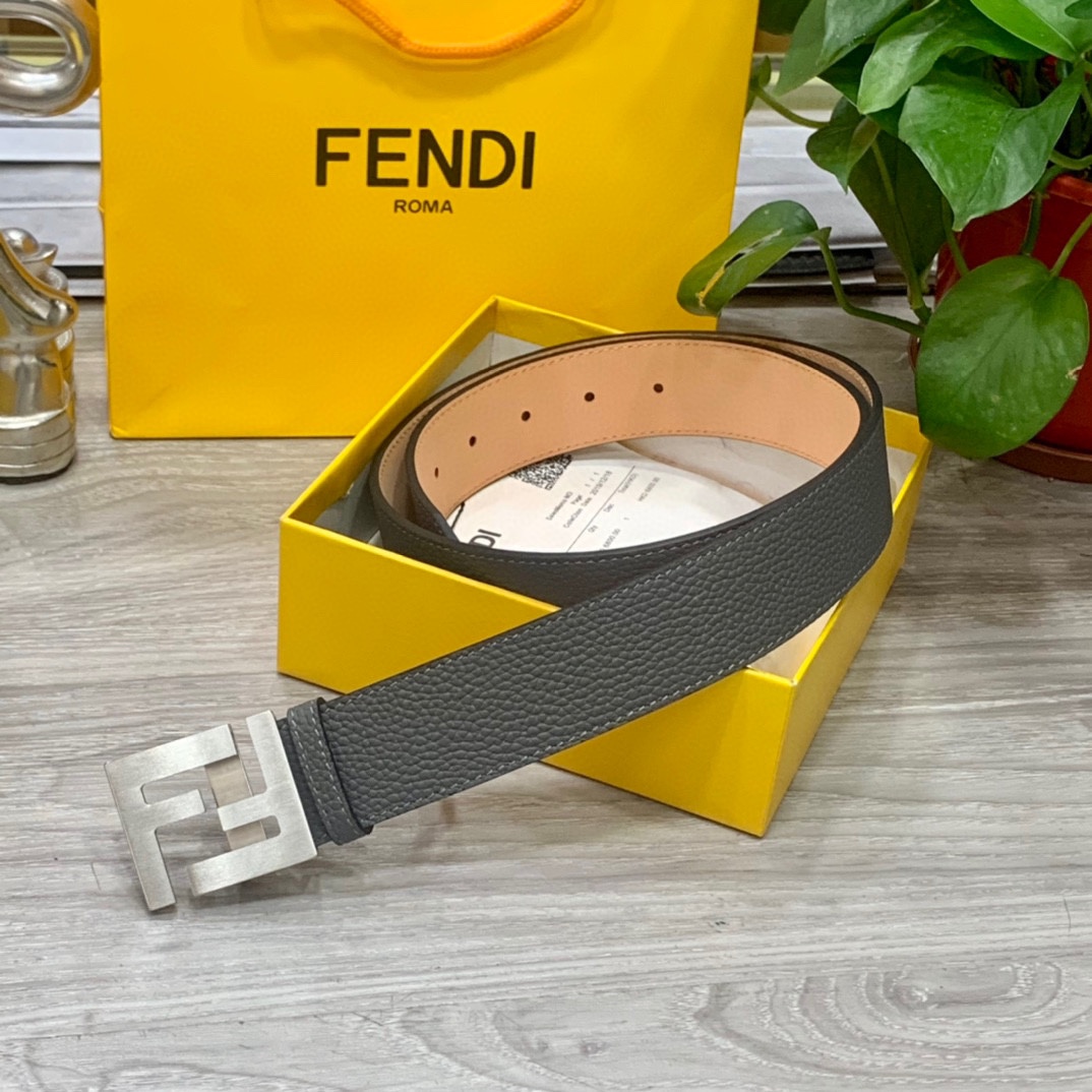 Fendi Leather Belts 1:1 Mirror Version