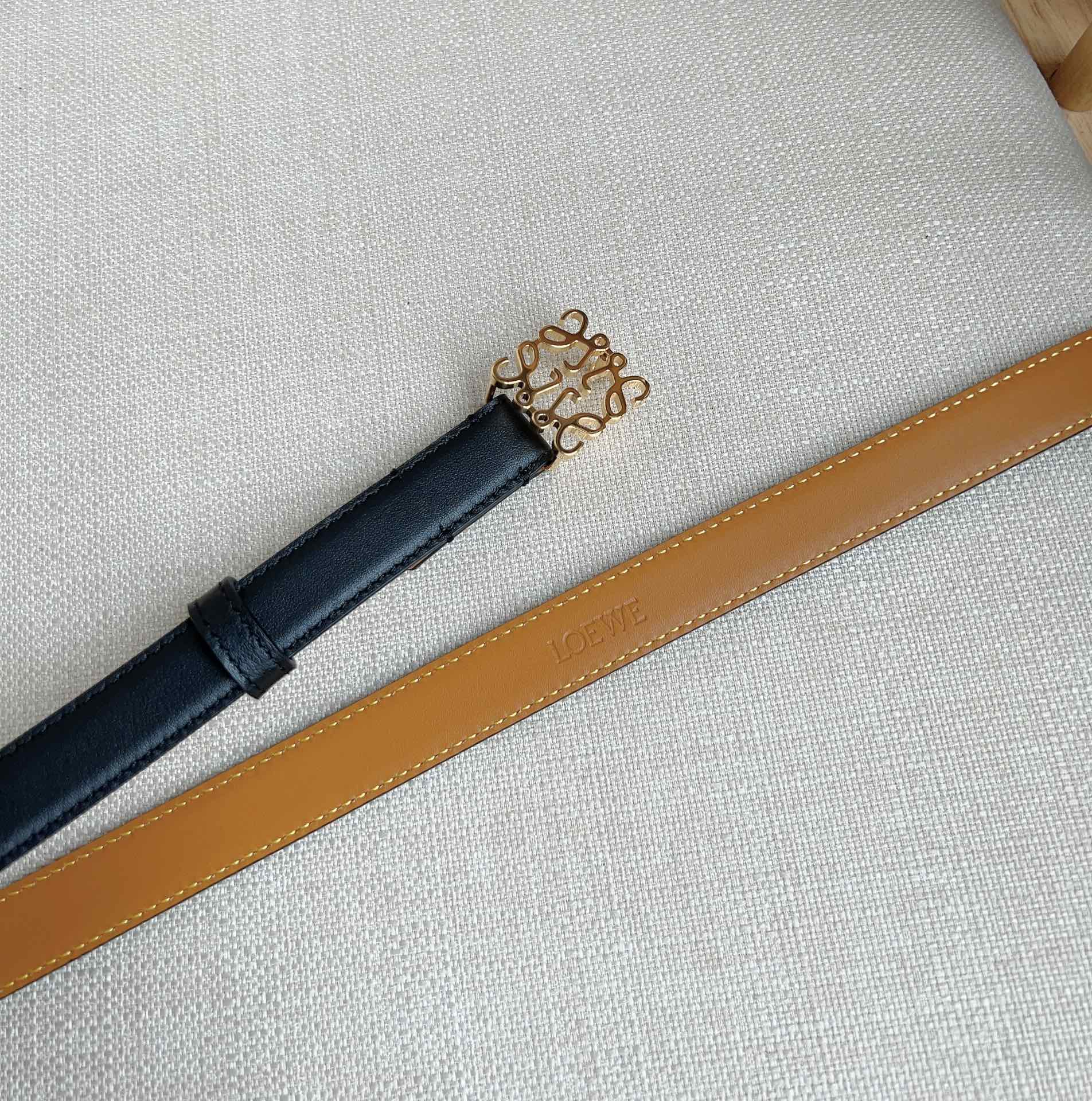 Loewe Leather Belts 1:1 Mirror Version