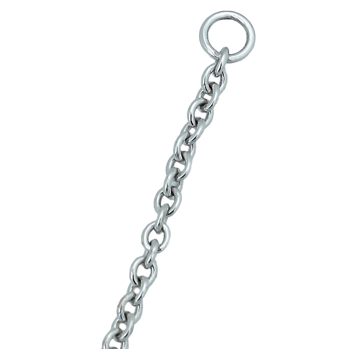 Cartier 18K White Gold Love Hoop Small Necklace