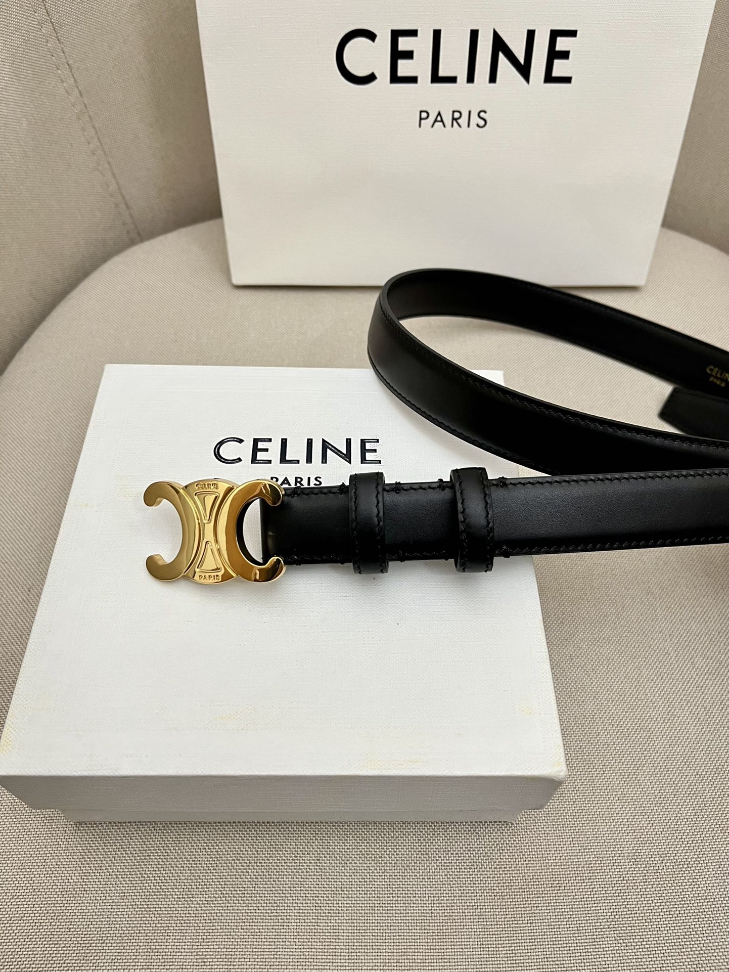 Celine Leather Belts 1:1 Mirror Version